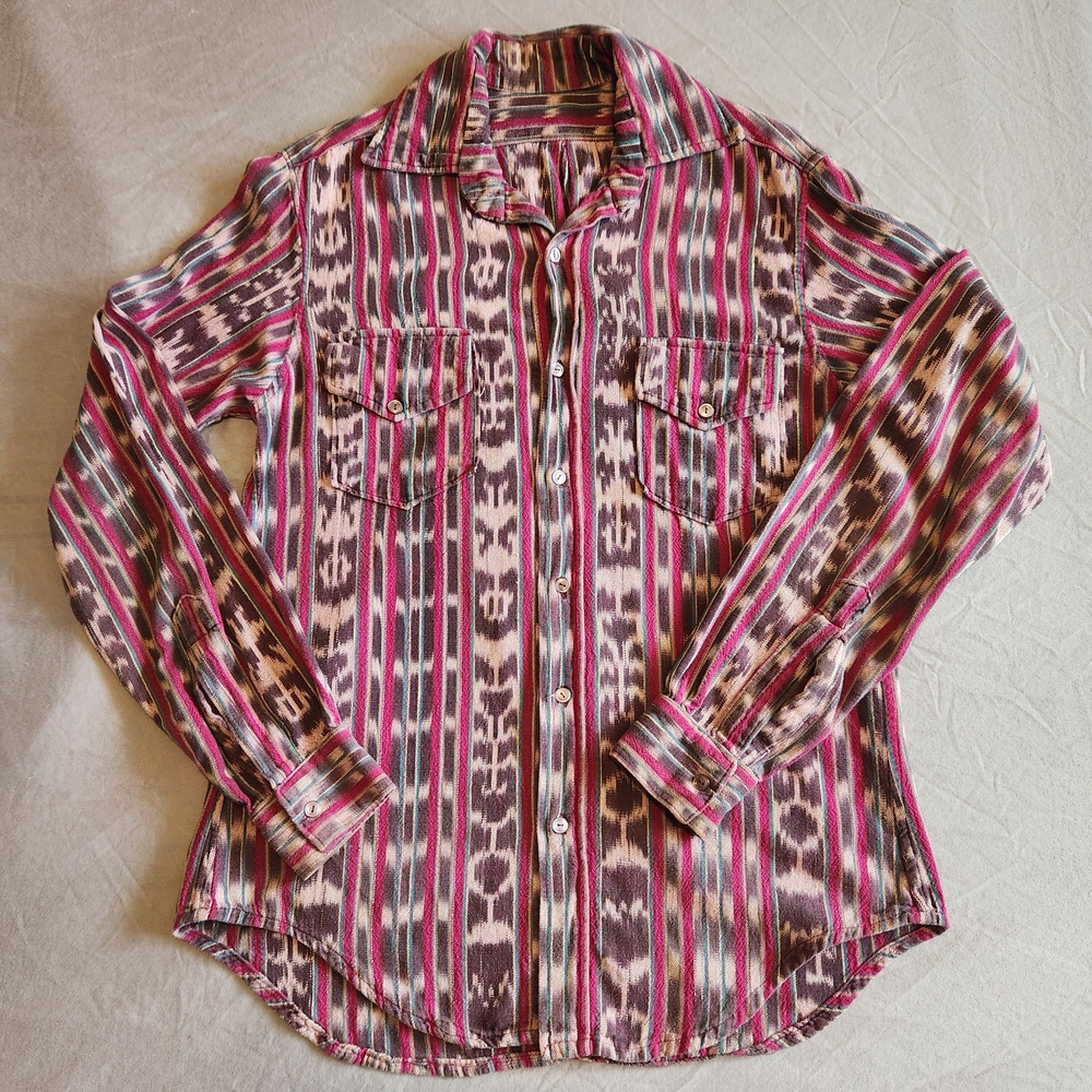 Vintage Handwoven Guatemalan Shirt S/M